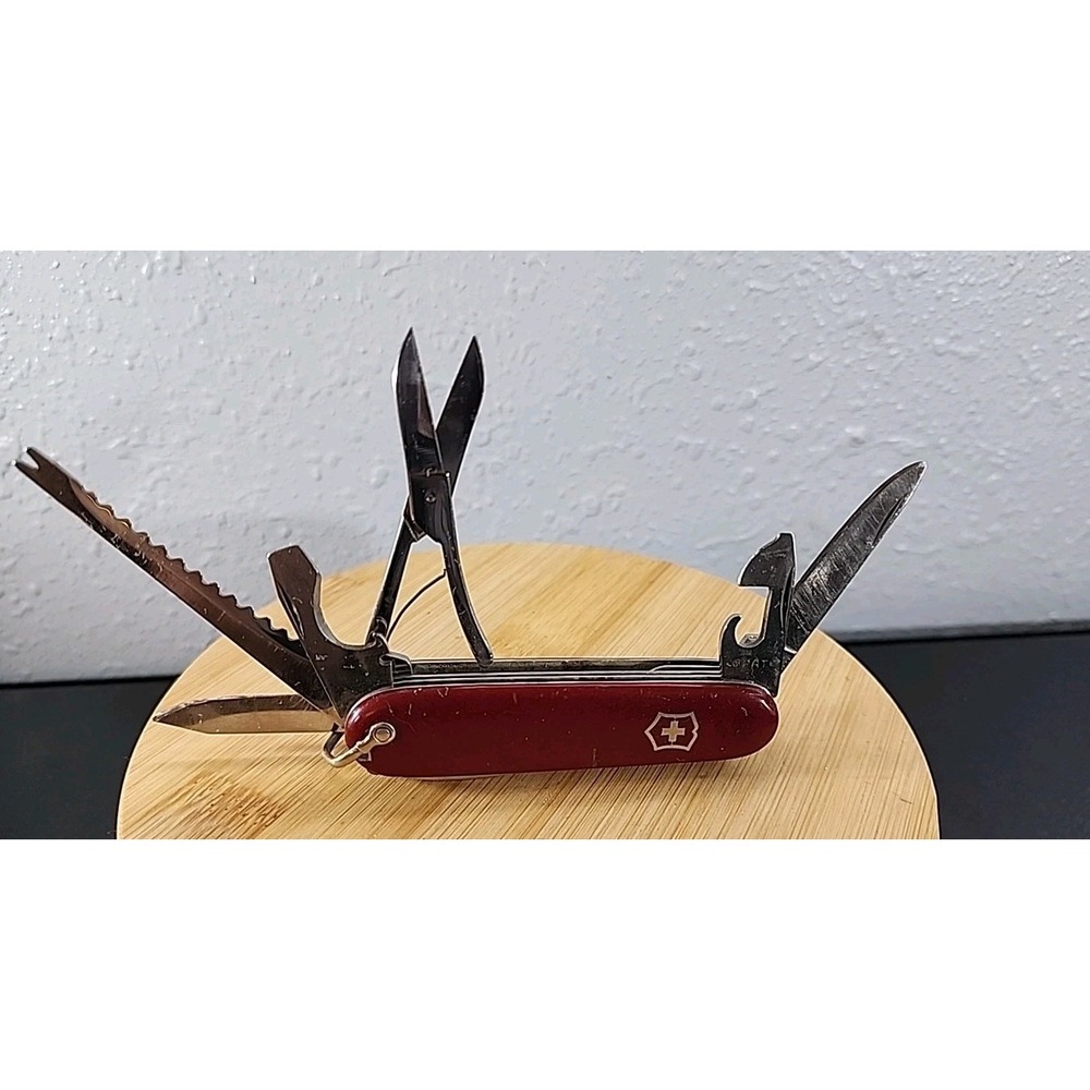 Vintage VICTORINOX VICTORIA OFFICIER SUISSE Swiss Army Huntsman Knife 1950s-1960